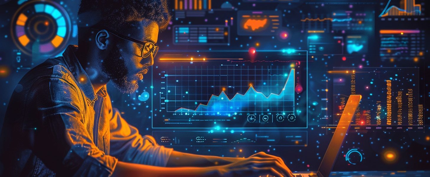 Data analyst working